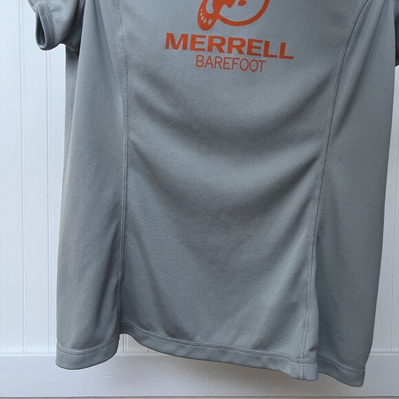 Merrell Women's Basic Workout Tee NWT Gray Wicking UPF Large Activewear Outdoor - Picture 5 of 9